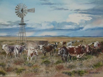 Ganado Vaca Toro Painting - ngunis maltratados del ganado